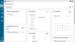 Main dashboard with Quick Links portlet in the middle column